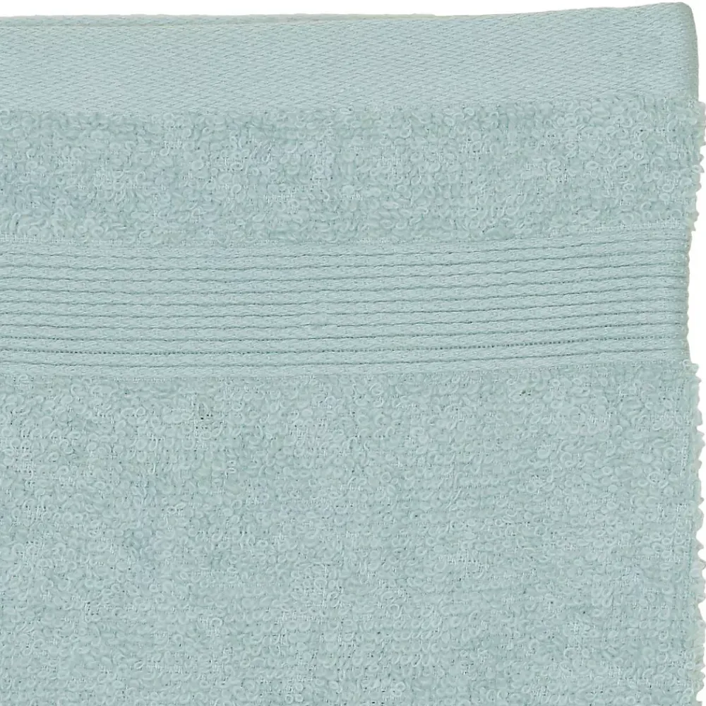 Atmosphera Créateur D'Intérieur Lot de 2 gants de toilette - coton 450 gr/m² - bleu givre 15x21 cm - Atmosphera
