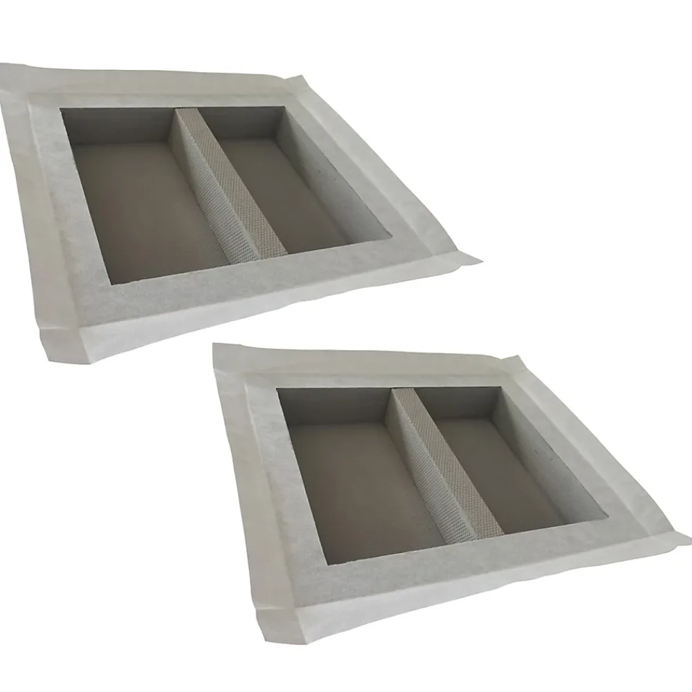 U-tile Lot de 2 niches à carreler étanches - formats intérieurs 50 x 40 cm - 9 cm de profondeur