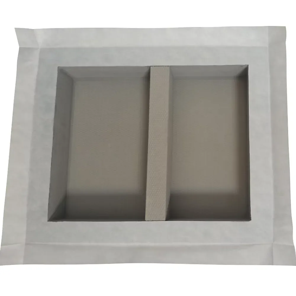 U-tile Lot de 2 niches à carreler étanches - formats intérieurs 50 x 40 cm - 9 cm de profondeur