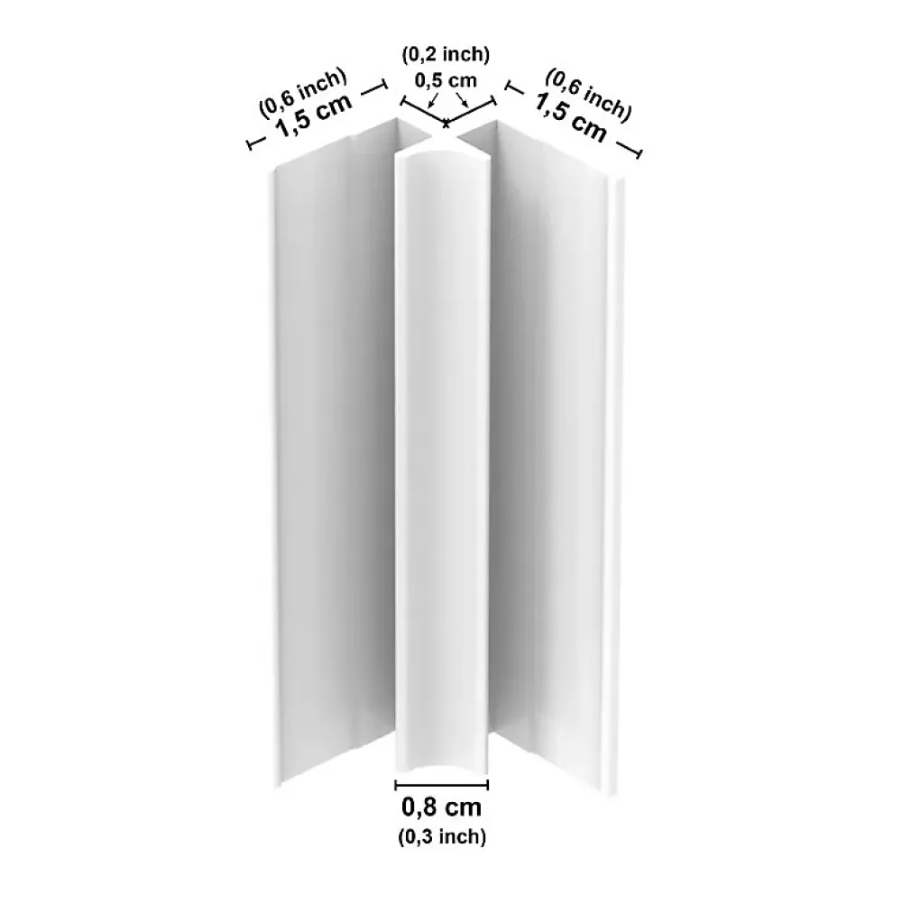 99Deco Lot de 2 panneaux de douche en aluminium (90x220 & 120x220 cm) + profilés blanc - Lamnar Kola