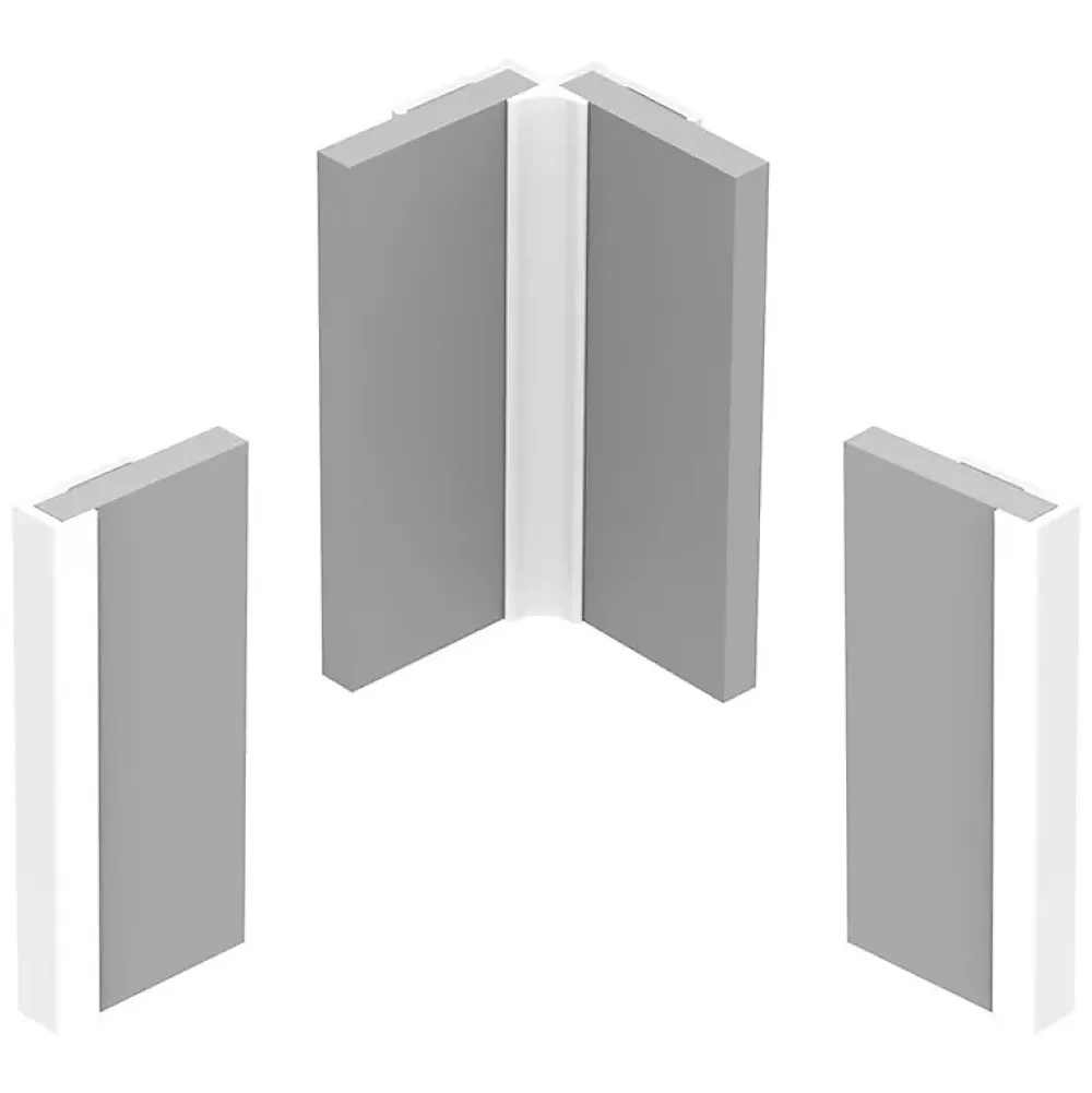 99Deco Lot de 2 panneaux de douche en PVC (90x220 & 120x220 cm) + profilés blanc - Flowers in Rain - Multicolore