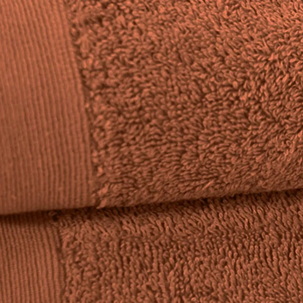 Sensei Maison Lot de 2 serviettes de toilette 500 g/m² Auburn 50x90 cm STUDIO