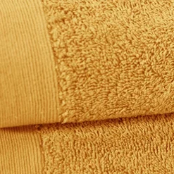 Serviette De Toilette|Sensei Maison Lot de 2 serviettes de toilette 500 g/m² Caramel 50x90 cm STUDIO