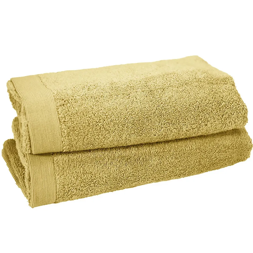 Sensei Maison Lot de 2 serviettes de toilette 500 g/m² Miel 50x90 cm STUDIO