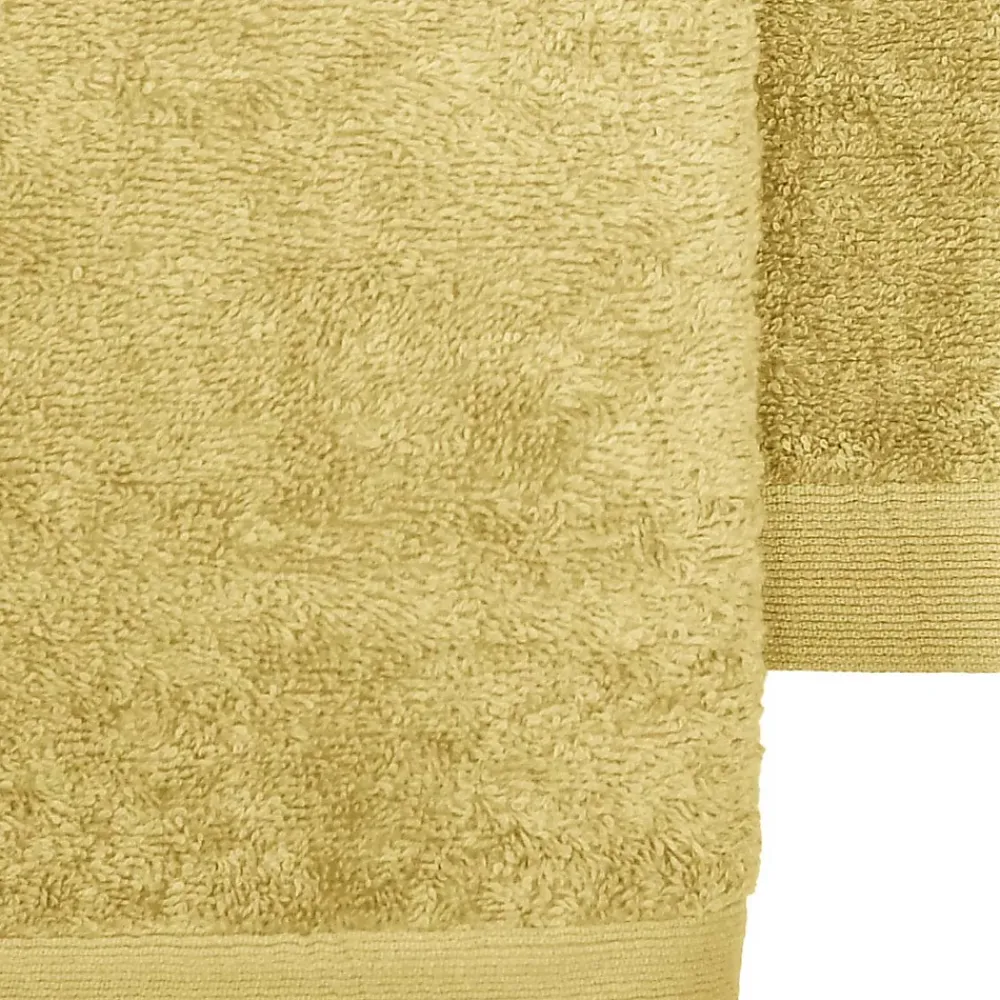 Sensei Maison Lot de 2 serviettes de toilette 500 g/m² Miel 50x90 cm STUDIO
