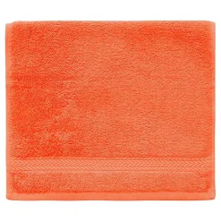 Sensei Maison Lot de 3 serviettes invité 550 g/m² Corail 30x50 cm LUXURY