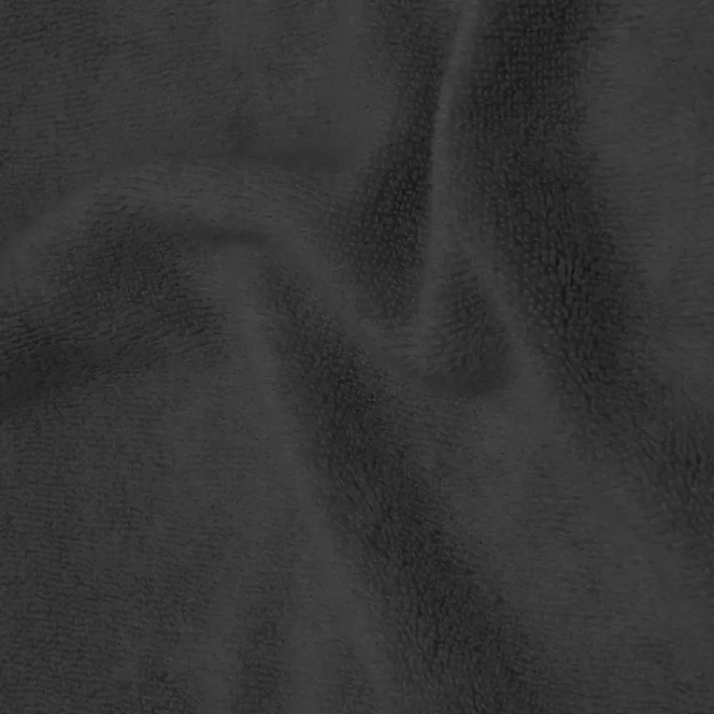 Sensei Maison Lot de 3 serviettes invité 550 g/m² Anthracite 30x50 cm LUXURY