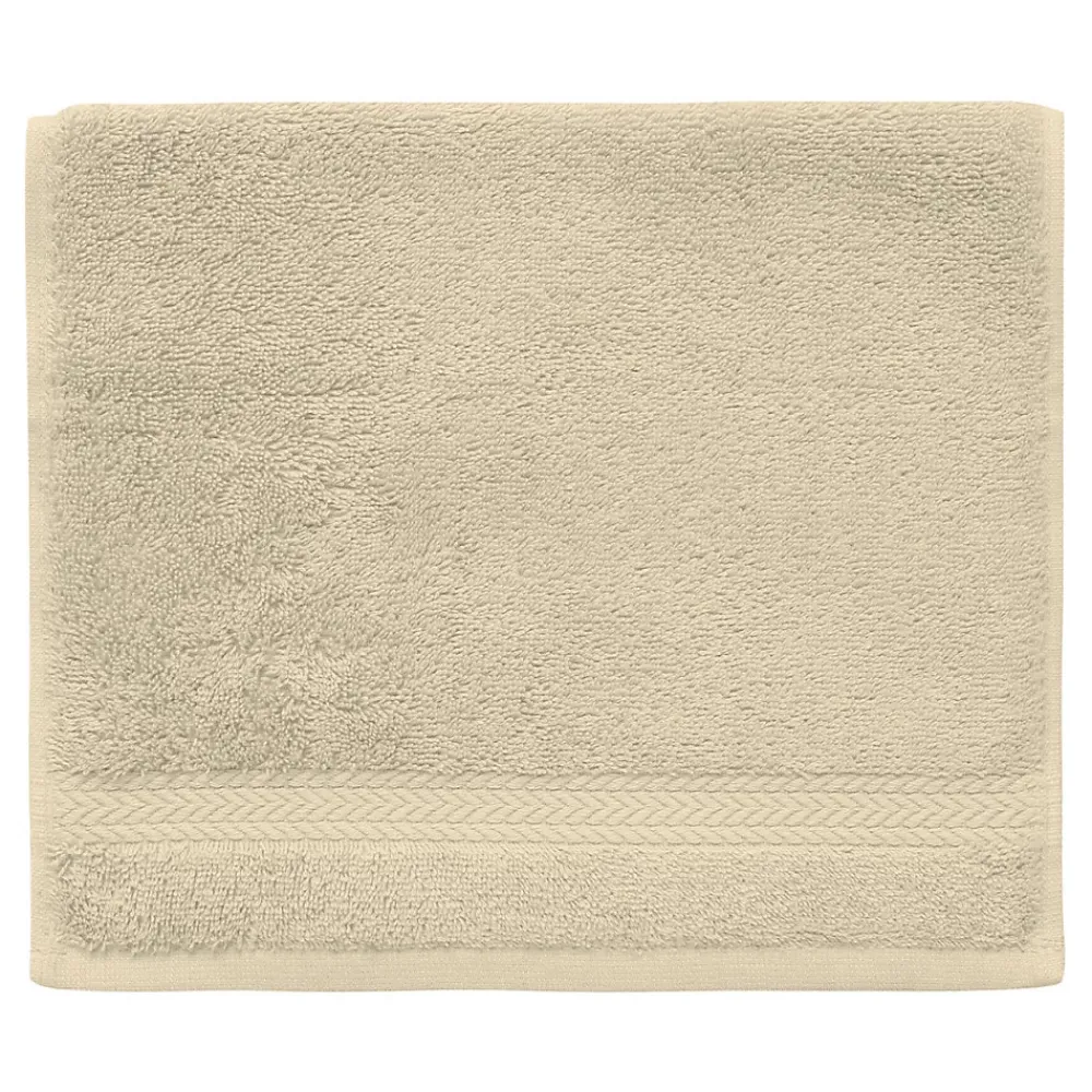 Serviette De Toilette|Sensei Maison Lot de 3 serviettes invité 550 g/m² Ficelle 30x50 cm LUXURY