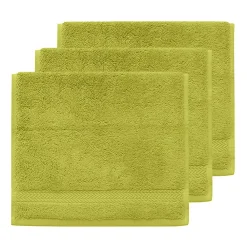 Sensei Maison Lot de 3 serviettes invité 550 g/m² Citronelle 30x50 cm LUXURY