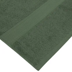 Sensei Maison Lot de 3 serviettes invité 550 g/m² Eucalyptus 30x50 cm LUXURY