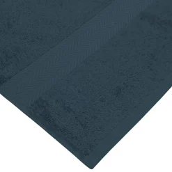 Serviette De Toilette|Sensei Maison Lot de 3 serviettes invité 550 g/m² Denim 30x50 cm LUXURY