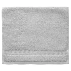 Sensei Maison Lot de 3 serviettes invité 550 g/m² Gris Perle 30x50 cm LUXURY
