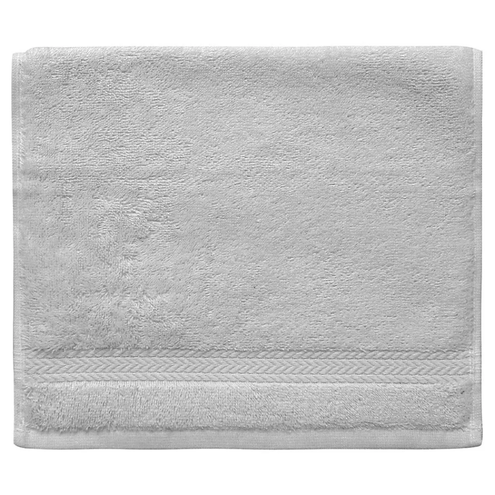 Sensei Maison Lot de 3 serviettes invité 550 g/m² Gris Perle 30x50 cm LUXURY