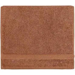 Serviette De Toilette|Sensei Maison Lot de 3 serviettes invité 550 g/m² Brique 30x50 cm LUXURY