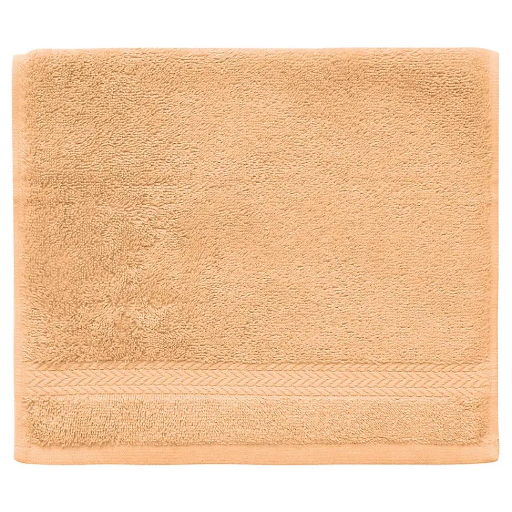 Sensei Maison Lot de 3 serviettes invité 550 g/m² Pêche 30x50 cm LUXURY