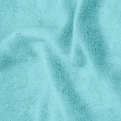 Sensei Maison Lot de 3 serviettes invité 550 g/m² Bleu Turquoise 30x50 cm LUXURY