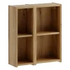 Furnidea Lot de 2 étagères cube suspendues 50 x 57 cm NOVA chêne Coast Evoke