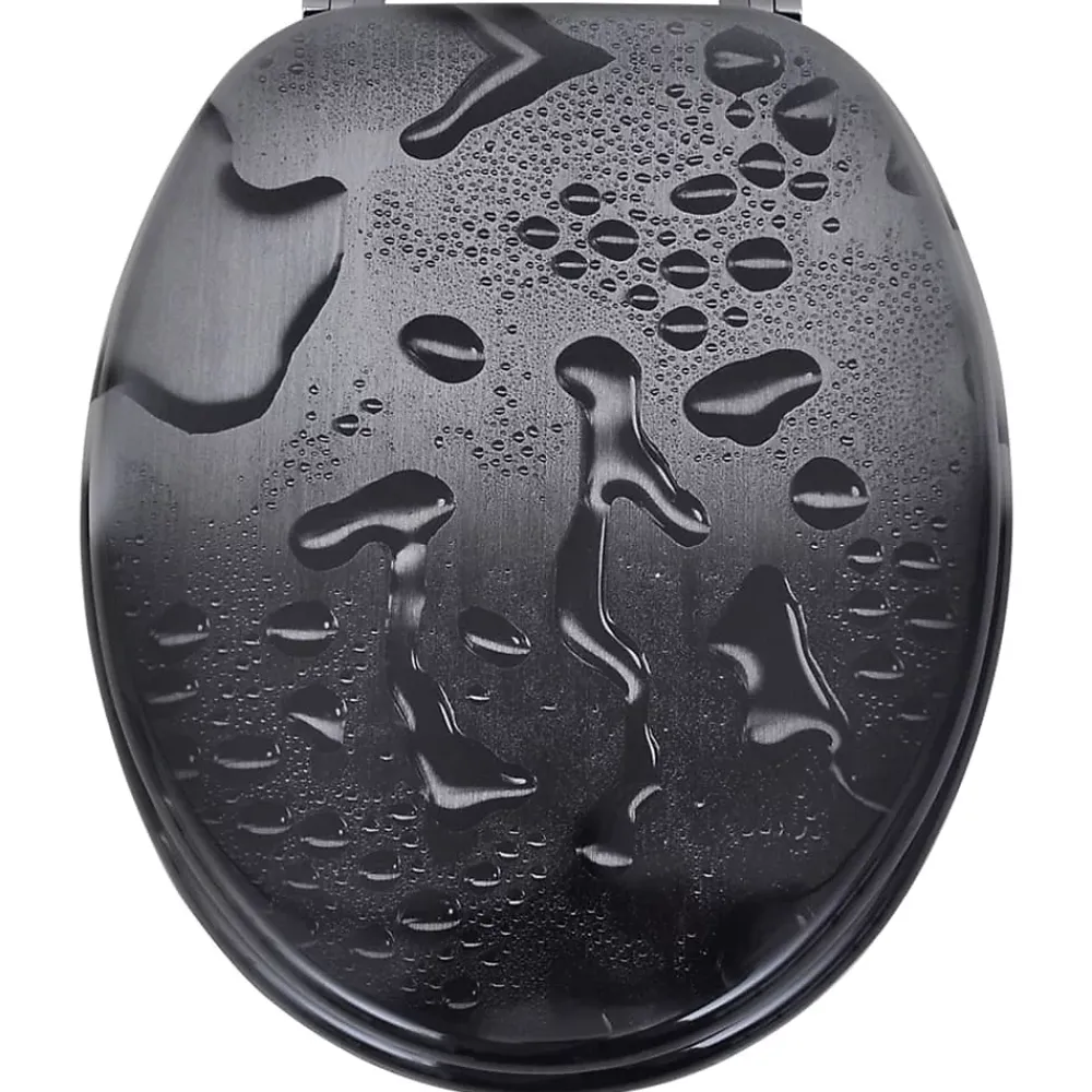 Abattant Wc|Helloshop26 Lot de deux sièges abattants WC mdf