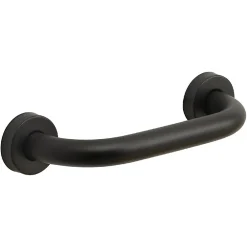 Barre D'Appui|Kiamami Valentina Manche De Support En Acier Noir Mat 20 Cm Par