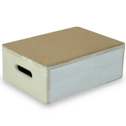 Tablier Et Habillage De Baignoire|Aidapt Marchepied en bois 10 cm - avec revêtement liège pour salle VR236Ade bain ou dans la maison - Anti dérapant/VR236A
