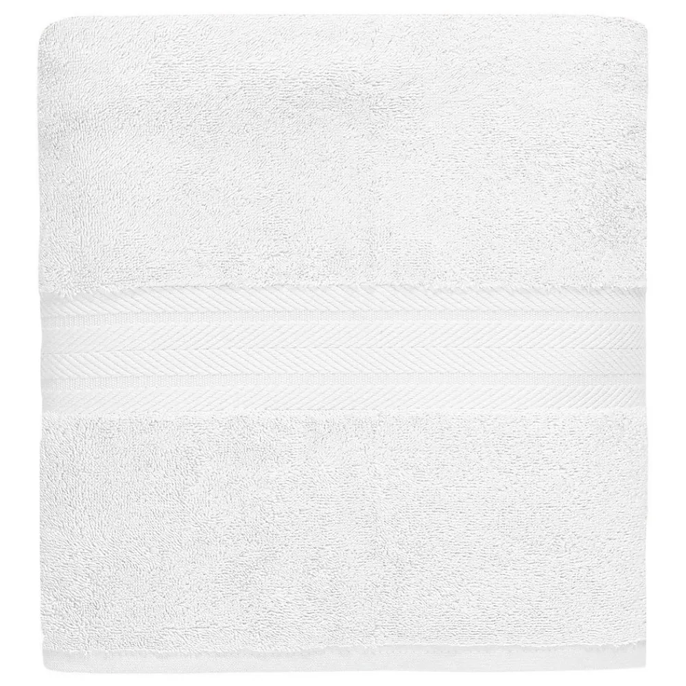 Serviette De Bain|Sensei Maison Maxi drap de bain 550 g/m² Blanc 100x150 cm LUXURY