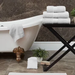 Serviette De Bain|Sensei Maison Maxi drap de bain 550 g/m² Blanc 100x150 cm LUXURY