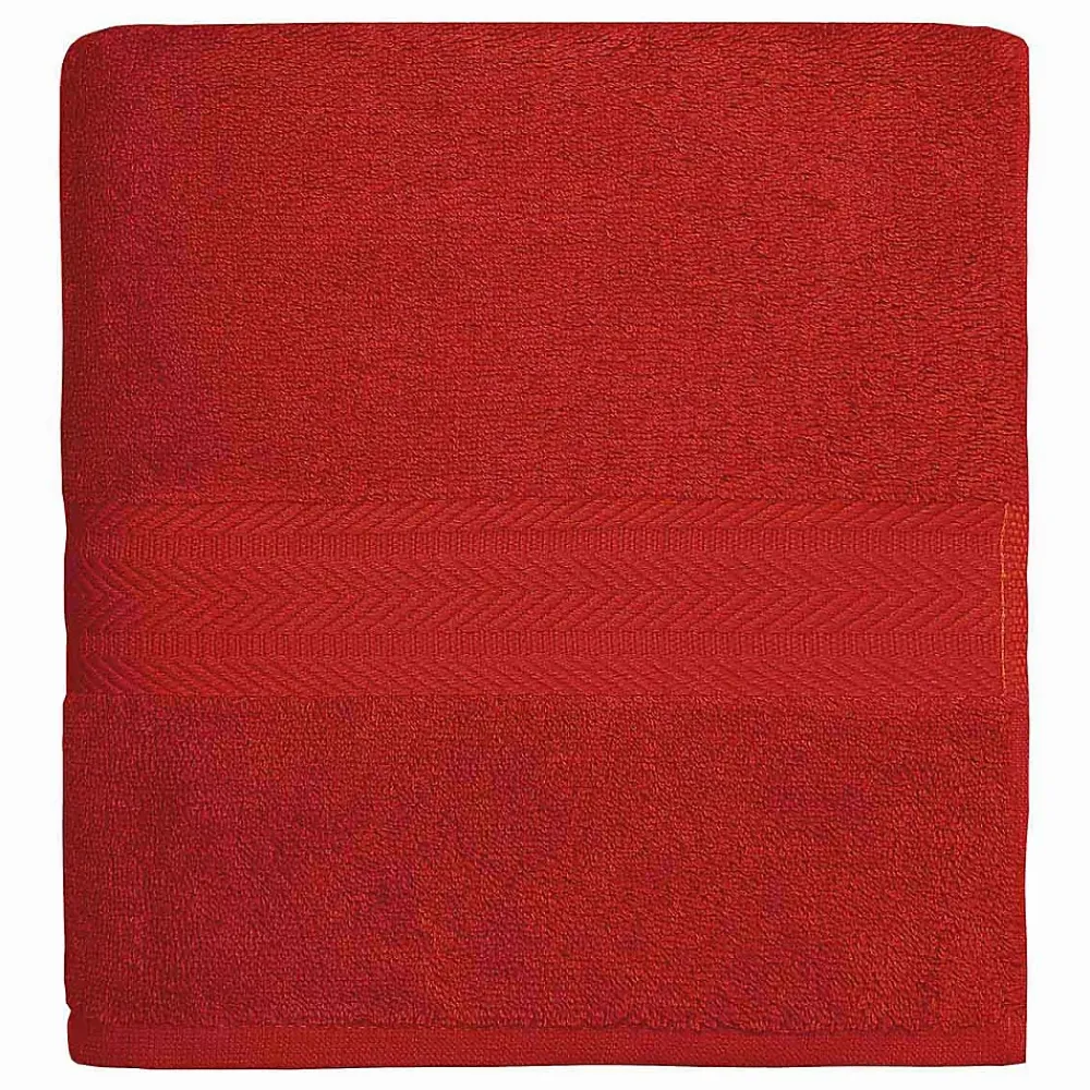 Serviette De Bain|Sensei Maison Maxi drap de bain 550 g/m² Rubis 100x150 cm LUXURY
