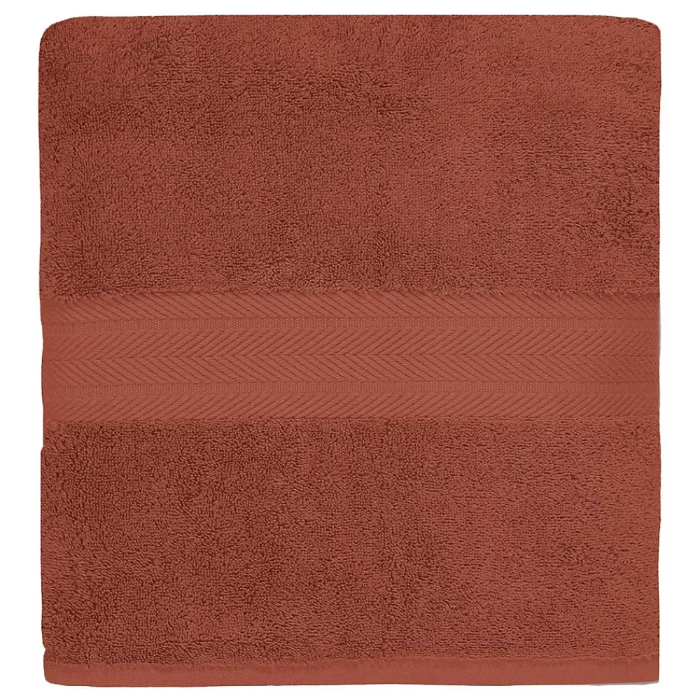 Serviette De Bain|Sensei Maison Maxi drap de bain 550 g/m² Terracota 100x150 cm LUXURY