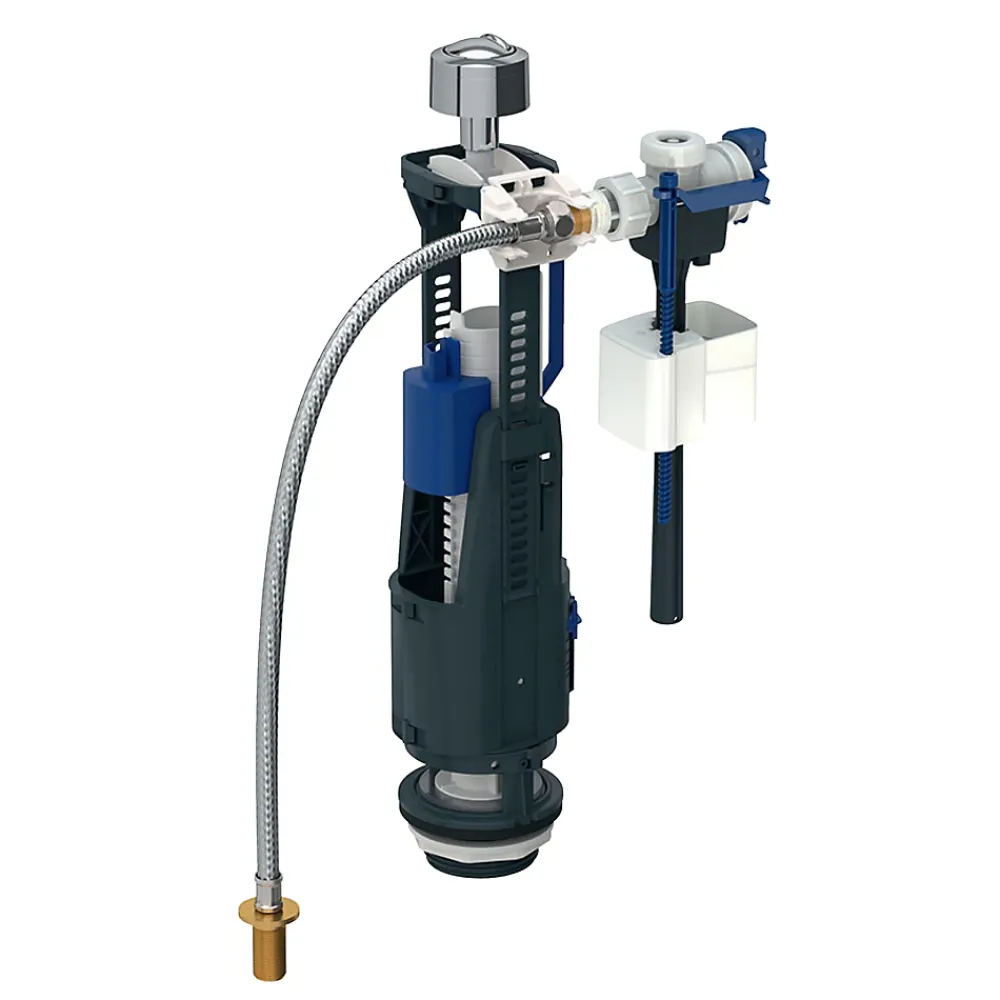 Chasse D'Eau|Geberit Mécanisme de chasse double débit avec robinet flotteur 3/8" à alimentation universelle