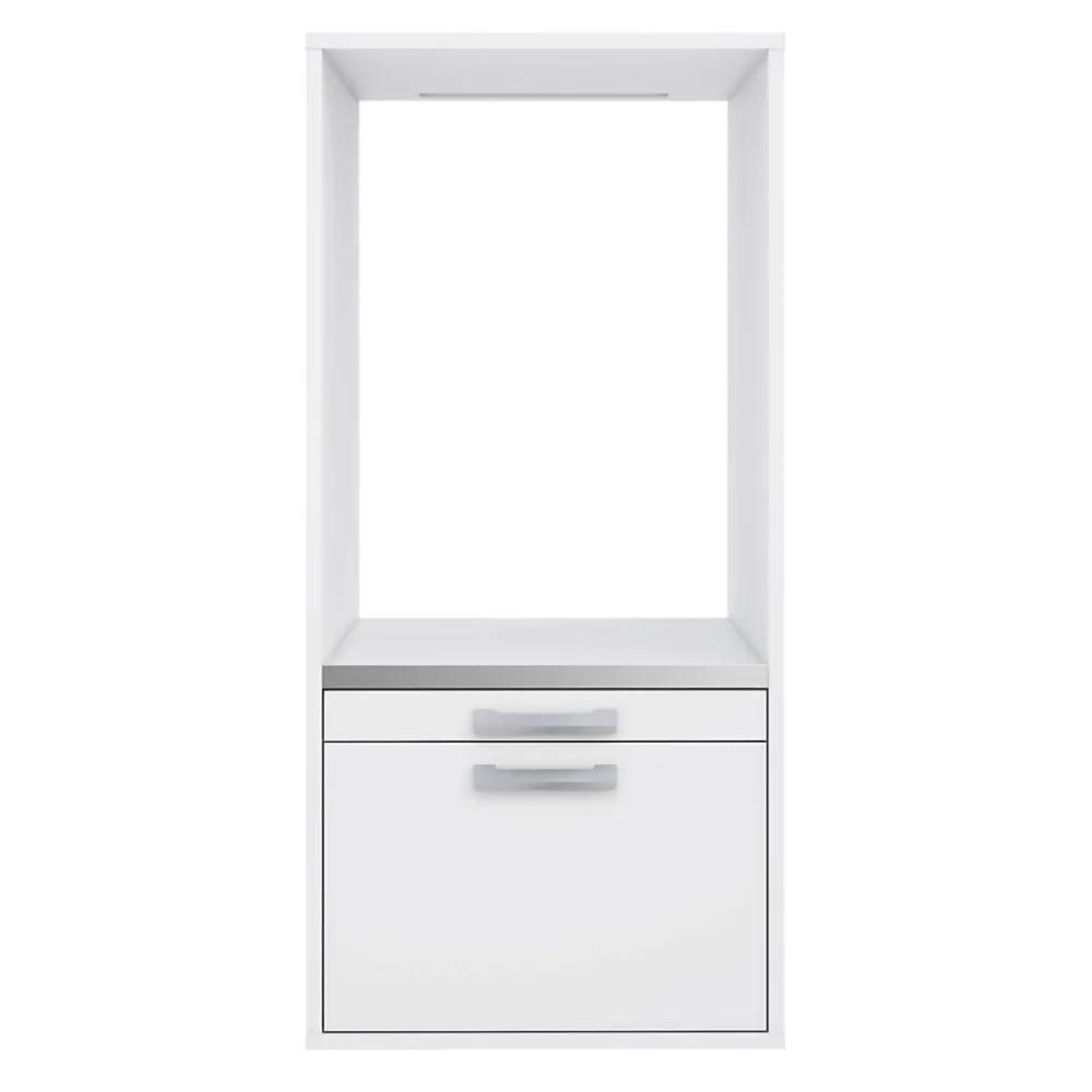 T-Bath Meuble armoire pour machine à laver 67,2x144cm blanc