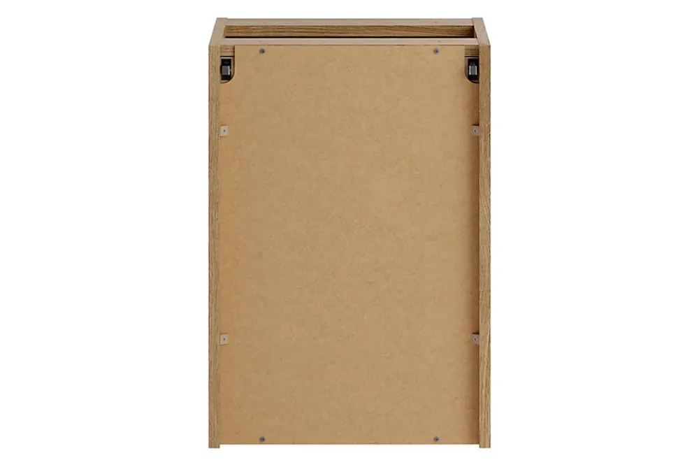 Armoire De Salle De Bains|Furnidea Meuble bas de salle de bain 40 cm avec panier à linge et plan NOVA chêne Coast Evoke