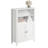 Armoire De Salle De Bains|Meuble De Salle De Bains Faible Profondeur|Sobuy Meuble Bas de Salle de Bain Buffet Commode Armoire de Rangement, BZR13-W,
