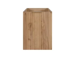 Armoire De Salle De Bains|Furnidea Meuble bas de salle de bain à suspendre avec une porte FLOW CHÊNE 40 cm