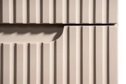 Armoire De Salle De Bains|Furnidea Meuble bas de salle de bain NOVA CACHEMIRE avec panier à linge et plan CHÊNE 40 cm
