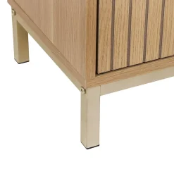5Five Meuble bas Tasso sous lavabo effet bois naturel - Beige-