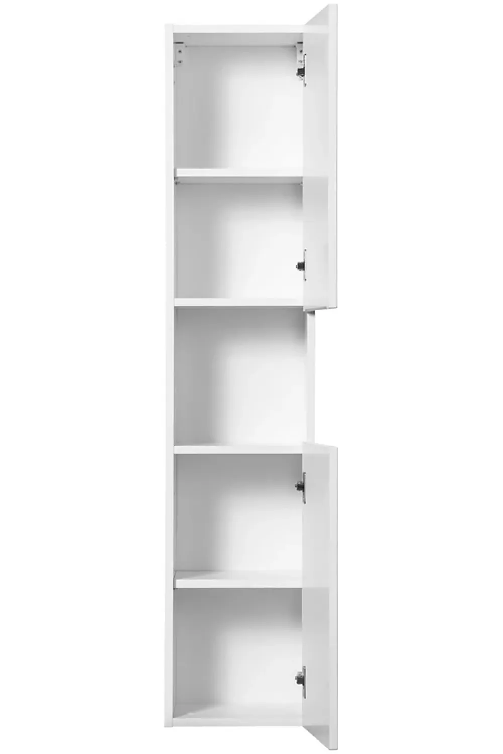Furnidea Meuble colonne de salle de bain à suspendre NOVA BLANC 30 X 140 cm