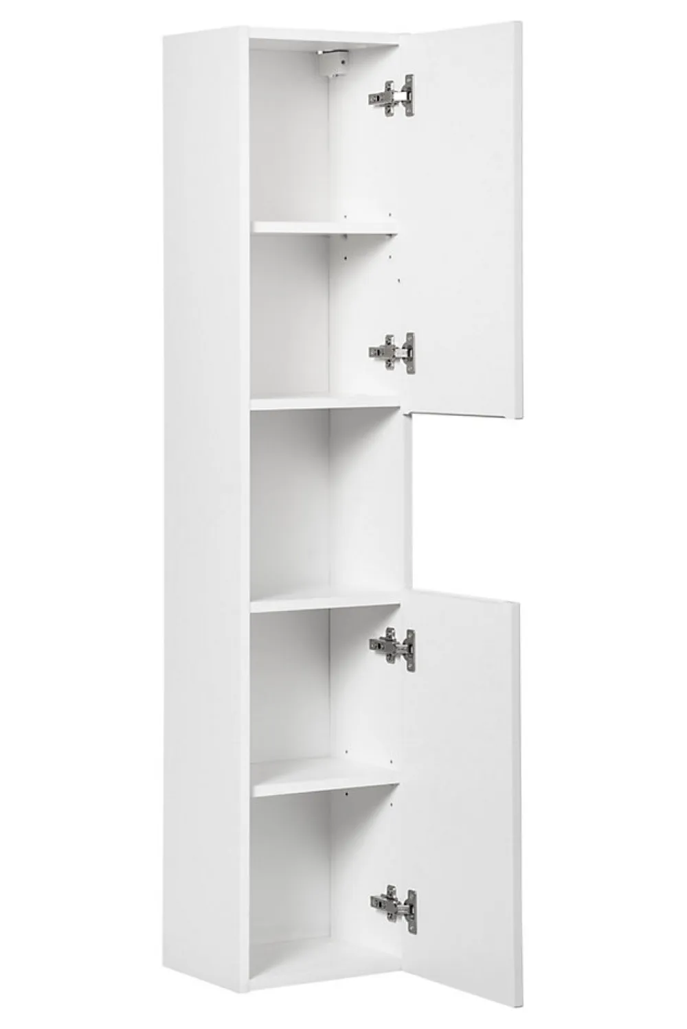 Furnidea Meuble colonne de salle de bain à suspendre NOVA BLANC 30 X 140 cm