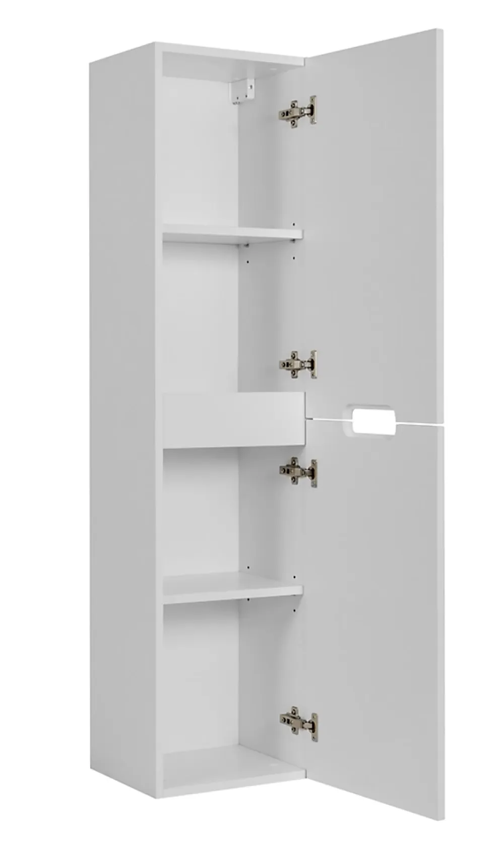 Colonne De Salle De Bains|Furnidea Meuble colonne de salle de bain suspendu VENA blanc 36 x 136 cm