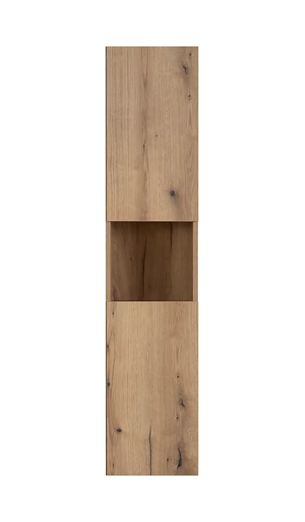Furnidea Meuble colonne de salle de bain à suspendre NOVA OAK 30 X 140 cm