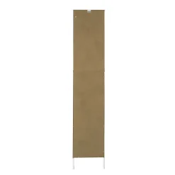 Sobuy Meuble Colonne de Salle de Bain Armoire Haute étagère avec 6 étagères, BZR14-W,