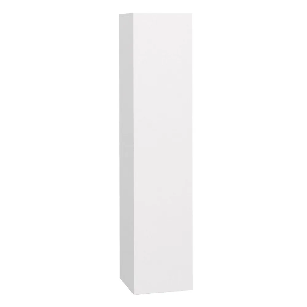 IDMarket Meuble colonne salle de bain suspendu blanc LILA