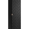 Furnidea Meuble colonne suspendu de salle de bain MADIS NOIR 35 X 136 cm G