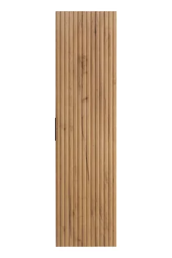 Colonne De Salle De Bains|Furnidea Meuble colonne suspendu de salle de bain FLOW chêne 35 x 136 cm
