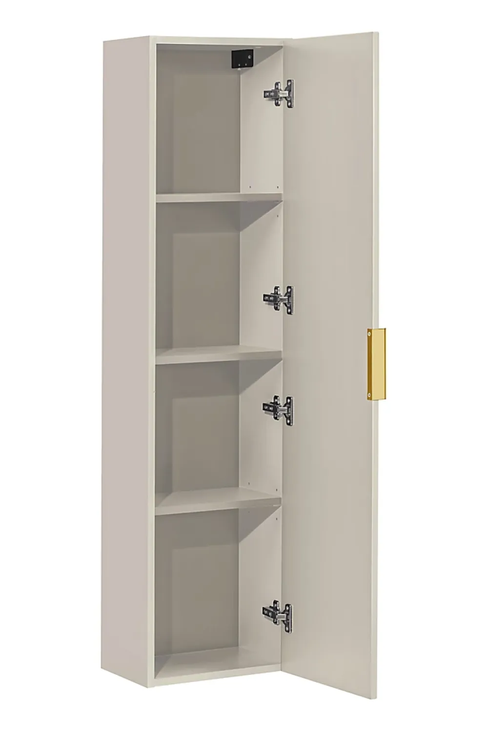 Colonne De Salle De Bains|Furnidea Meuble colonne suspendu de salle de bain ADEL CACHEMIRE 35 x 140 cm