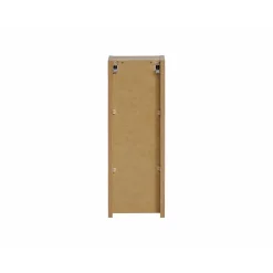 Armoire De Salle De Bains|Meublorama Meuble de rangement de salle de bain VANO 1 porte Coloris chene L20 x P57 x H18 cm Meuble suspendu