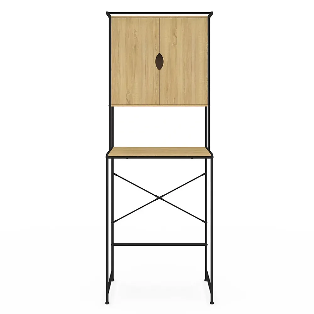 Armoire De Salle De Bains|IDMarket Meuble de rangement dessus machine à laver avec placard DETROIT design industriel
