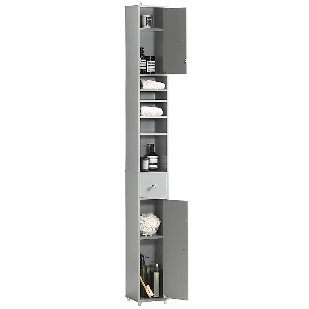 Sobuy Meuble de Rangement Meuble Colonne Armoire de Toilette, BZR34-HG,