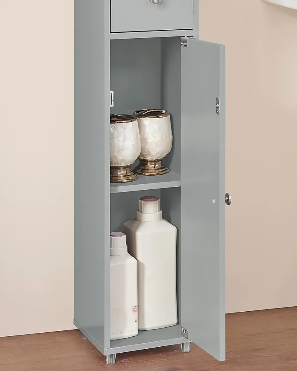 Sobuy Meuble de Rangement Meuble Colonne Armoire de Toilette, BZR34-HG,