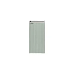 Meublorama Meuble de rangement salle de bain ELVINA 1 porte H57 cm Vert sauge pastel Suspendu
