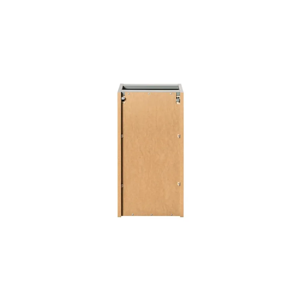 Meublorama Meuble de rangement salle de bain ELVINA 1 porte H57 cm Vert sauge pastel Suspendu